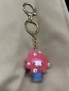 サンリオ 立体マスコットキーホルダー　クリア　マイメロ