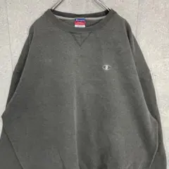 チャンピオン　刺繍ロゴ　ボックスシルエット　グレースウェット　2XL