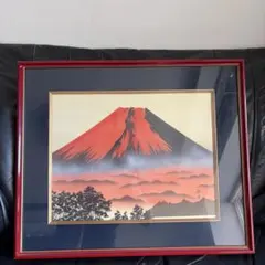 宮越鳳鳴作 赤富士 加賀金箔七宝工芸彫 - メルカリ