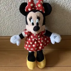 ミニーマウス ぬいぐるみバッジ【未使用】