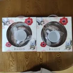 Wachifieldダヤン　メラニン 食器セット 2点