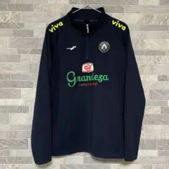 FINTA ハーフジップ ジャージ ウォームアップ ネイビー トレーニング L