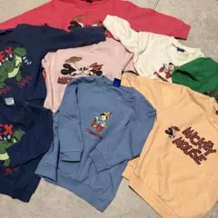 ミッキー・ミニー プリント トレーナー 95.110