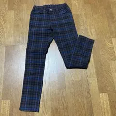 branshes チェック柄 ロングパンツ 140