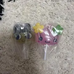 たまごっちカラフルキャンディチャーム　まめっち　ふらわっち　2点セット　ガチャ