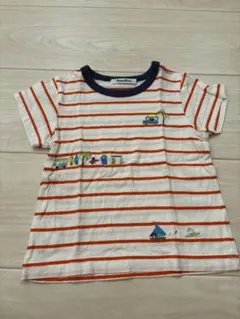 familiar ファミリア Tシャツ 100cm マリン柄のサムネイル
