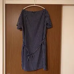 UNIQLO ストライプ 半袖ワンピース S