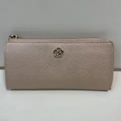 CLATHAS 長財布 ベージュ　ピンク　カメリア　　クレイサス　レディースのサムネイル