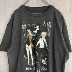 文豪ストレイドッグス　アニメ　キャラクター　ビックプリント　Tシャツ XL