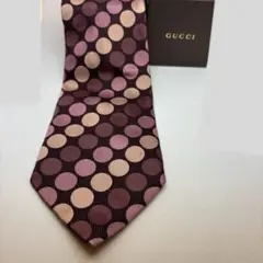 GUCCI シルクネクタイ ドット柄