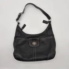 COACH コーチ ハンプトンズ ホーボー ワンショルダー レザー ターンロック