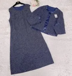 新品タグ付✨希少XXLサイズ✨大きいサイズ◆DRESS+ ママスーツ　ネイビー