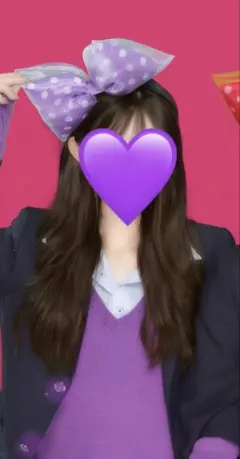 ミニーマウス　水玉リボンカチューシャ　紫