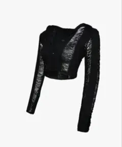 theredthread laddering knit hoodieのサムネイル