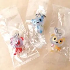 《新品》PANSHEL'S WORLD ガシャポン 3個セット　めじるしアクセ