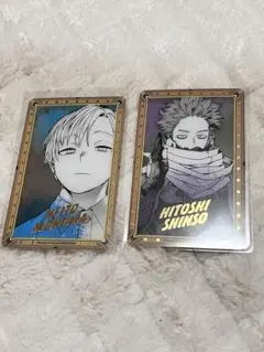 ヒロアカ 原画展 箔押しカード 物間 心操