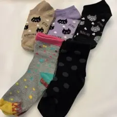 こども使用済み靴下5足15-19程度