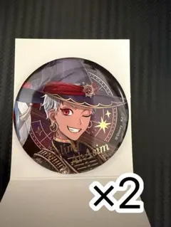 カリムアルアジームブルームバースデー箔押し缶バッジ 2個セット