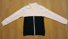 adidas ジャージ ジャケット ピンク/ブラック 160