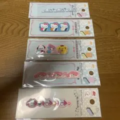 【匿名配送】5点セット　ダイソー　パイルワッペン　　サンリオ　まとめ売り　シール
