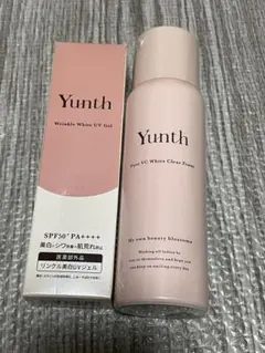 Yunth ホワイトクリアフォーム、UV乳液・下地