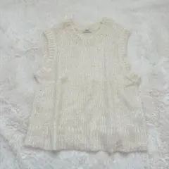 24AW✨ジャーナルスタンダードレサージュ　モヘヤMIXスパンコールベスト