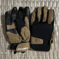 DEGNER グローブ Mサイズ ブラック×ブラウンのサムネイル