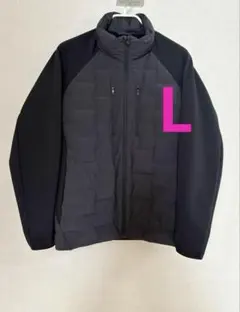 【美品】UNIQLOユニクロ＊コンビネーションパフテックジャケット ブラック