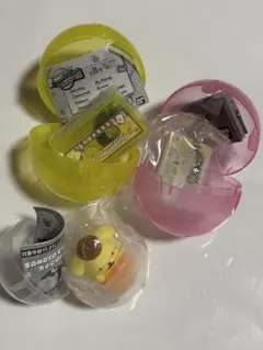 ポムポムプリン カセット型キーホルダー イエロー