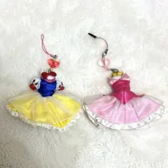 ディズニー 白雪姫 オーロラ姫 ドレスストラップ