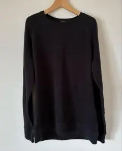 DENHAM デンハム　コットンセーター　ブラック　Mのサムネイル