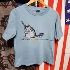 クリバンキャット 猫 Tシャツ HAWAII　USA製