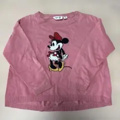 UNIQLO ミニーちゃん綿ニット　110cm