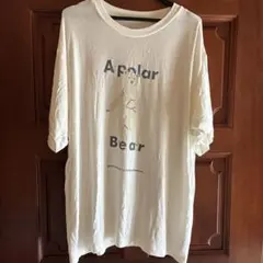 1回のみ着用　ジェラートピケ オム シロクマ Tシャツ ルームウェア 白のサムネイル