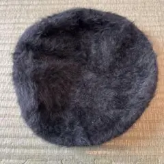 【日本製】ベレー帽　黒　ウール素材　田中帽子店