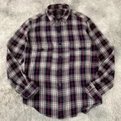 RRL ダブルアールエル シンガポール製 チェック ネルシャツ ヘビネル
