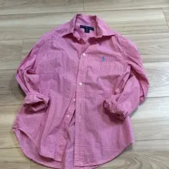 Ralph Lauren 長袖シャツ 140cm☆SizeS ギンガムチェック