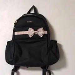 大幅値下げしました。TOCCA 黒 リボン付き バックパック