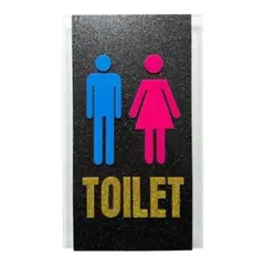 【新品②】 看板 トイレ Men Woman 男 女 標識 お手洗い 両面テープ
