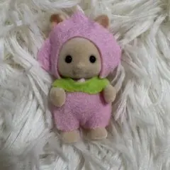 シルバニアファミリー 赤ちゃんフルーツパーティー2 みるくウサギの赤ちゃん 桃