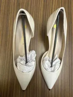 DB-ポインテッドトゥ パンプス 超高ヒール 細ヒール サイドカット 美脚