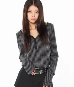 ストライプ 長袖Tシャツ ボーダーロンＴ