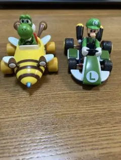 マリオカート ミニカー ヨッシー＆ルイージ 2台セット フルバックカー