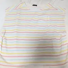 ストライプ 半袖Tシャツ Fサイズのサムネイル