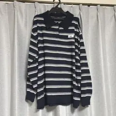 kastane ボーダーラガーポロニット