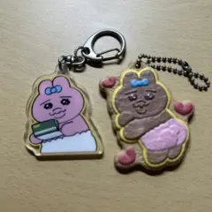 おぱんちゅうさぎ アクリルキーホルダー 缶バッジセット - メルカリ