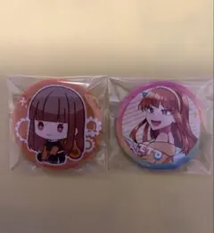 カラフルピーチ　えとさん　缶バッジ2個