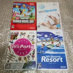 wiiソフト　まとめ売り　4枚セット　マリオ