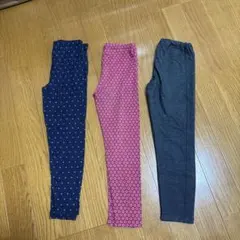 120㎝　ユニクロ　ズボン　パンツ　レギンス　3点