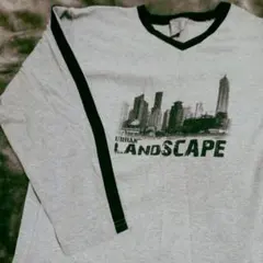 ユニセックス　ロンT　長袖Tシャツ　古着　美品